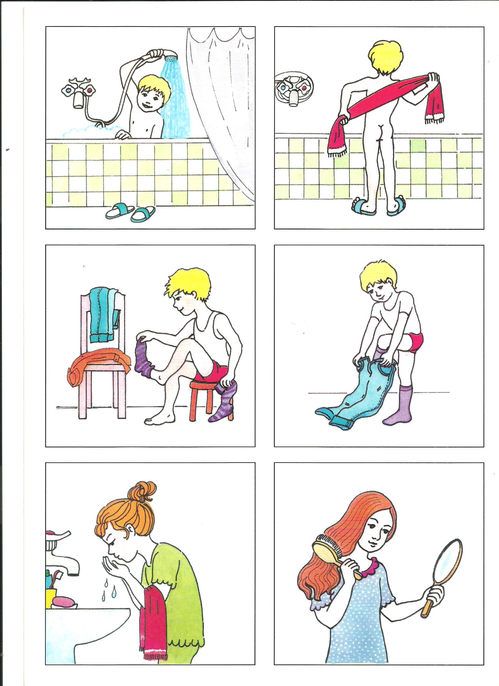 czynności higieniczne dzieci